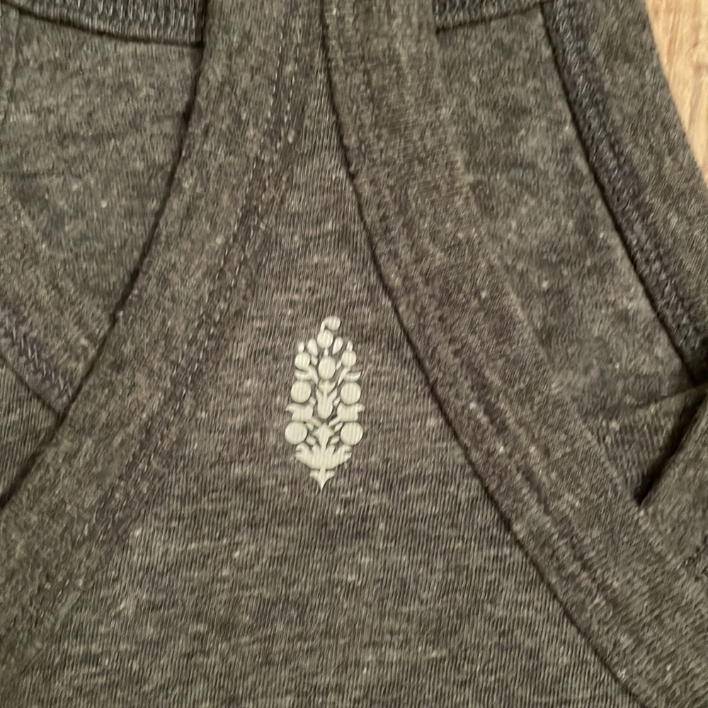 Free People Movement Two Times The Charm Tank size Large. Gray/Black in color. - Picture 8 of 10